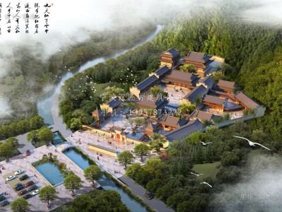 徐州资教寺总体建筑规划方案图